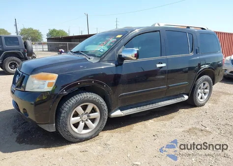 2012 Nissan Armada Sv z USA, uszkodzony, nr VIN 5N1BA0ND3CN617171